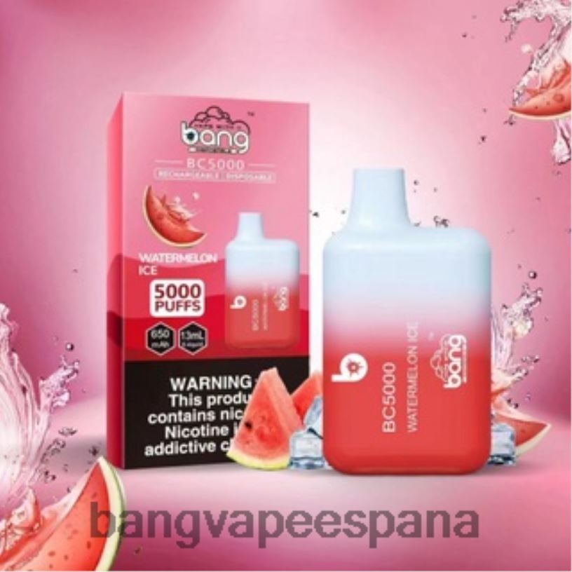 Bang Vape Box BC5000 5% nic 5000 inhalaciones pluma tipo c recargable desechable Vape Gang Flavors P60NJ9