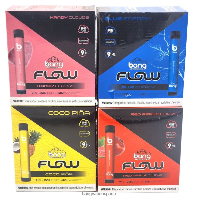 Bang Vape Flow 3.500 caladas (caja de 10) desechable Vape Desechable Bang P60NJ37