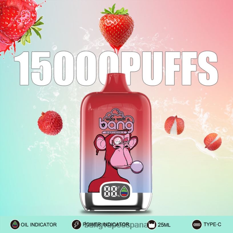 Bang Vape Digital Smart Screen 15000 inhalaciones 25ml desechable Bang Vape España P60NJ11