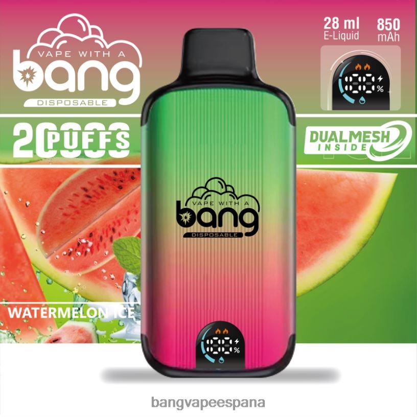 Bang Vape Digital Smart Screen 20000 bocanadas desechable Bang Vape Precio P60NJ3