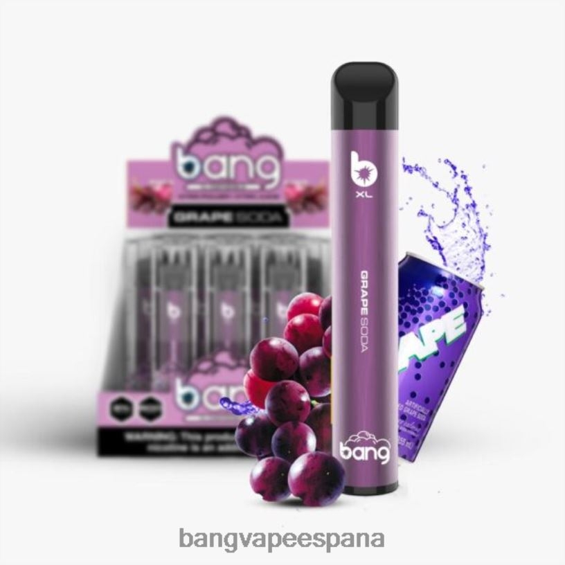 Bang Vape XL desechable refresco de uva Vape Gang Flavors P60NJ29