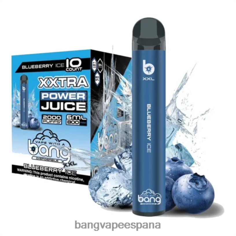 hielo de arándanos