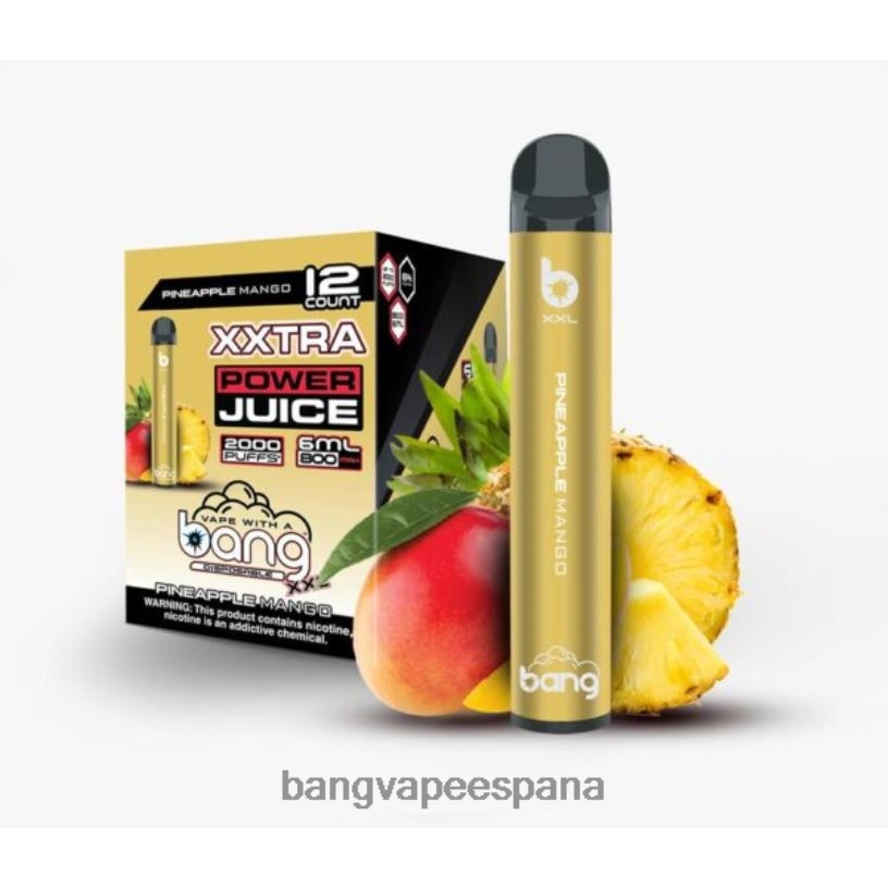 Bang Vape XXL 2000 bocanadas mango de piña Bang Vape España P60NJ21