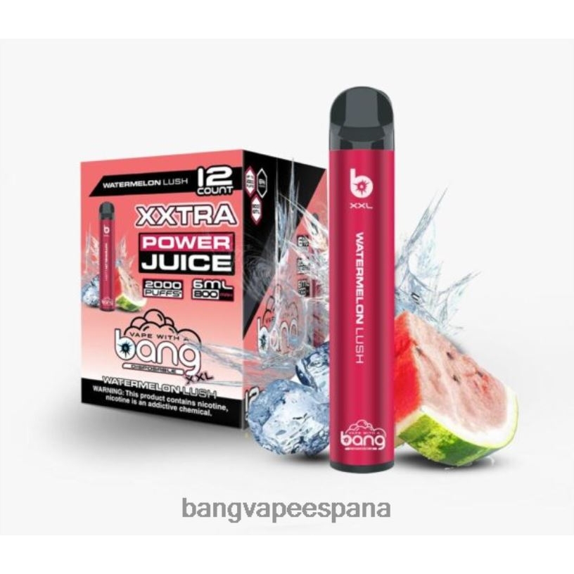 Bang Vape XXL 2000 bocanadas sandia exuberante Bang Vape Barcelona P60NJ26