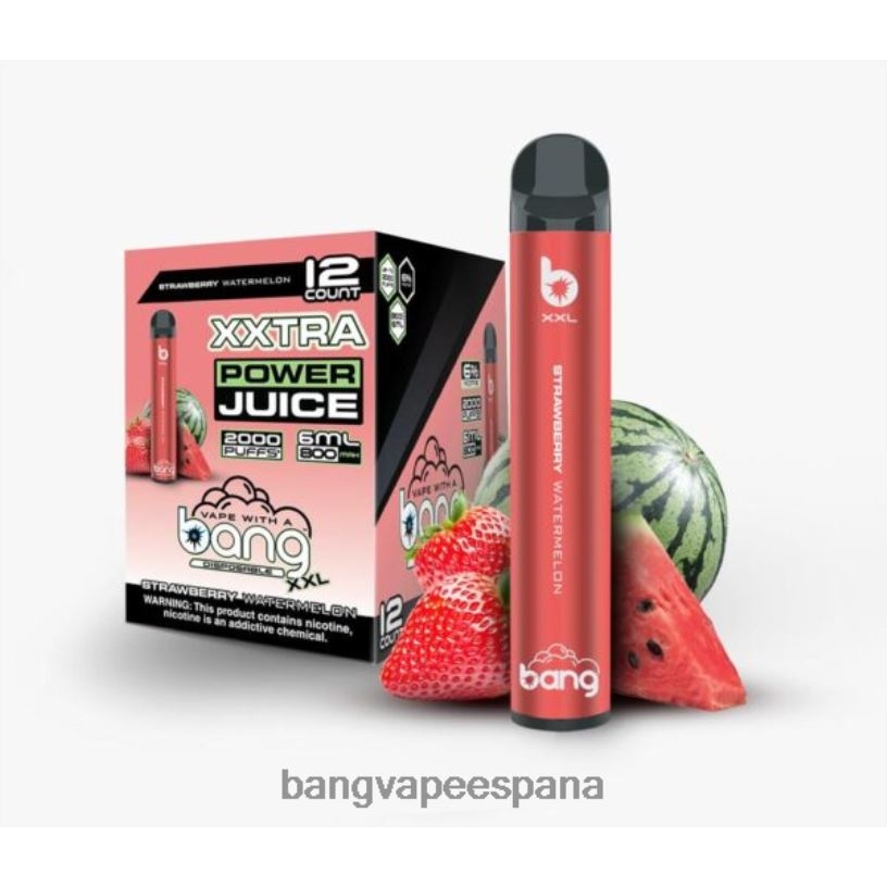 Bang Vape XXL 2000 bocanadas sandia fresa Vape Gang España P60NJ24