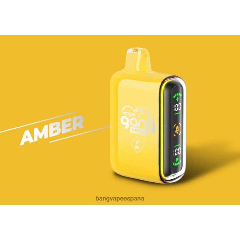 Vape Gang MEGA Vape desechable de 20.000 inhalaciones (caja de 5) ámbar Best Bang Vape Flavor P60NJ50